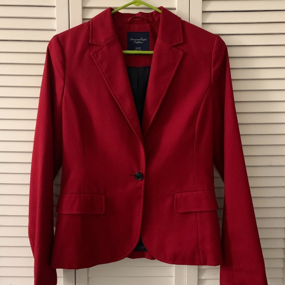 American Eagle Red Blazer